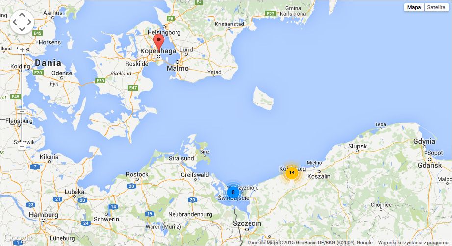 Monitoring ptaków w zachodniopomorskim mapa 3