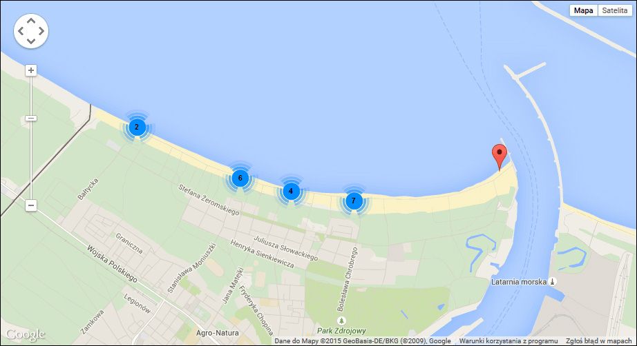 Monitoring ptaków w zachodniopomorskim mapa 4